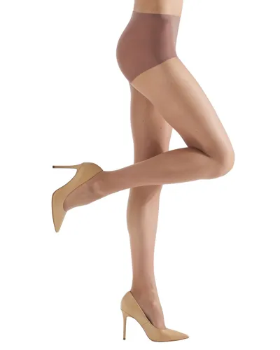 Natori 2-pack Soft Suede Ultra Sheer Control-top Tights In Nude