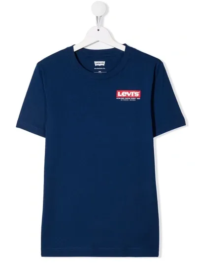 Levi's Teen Logo-print T-shirt In Blau