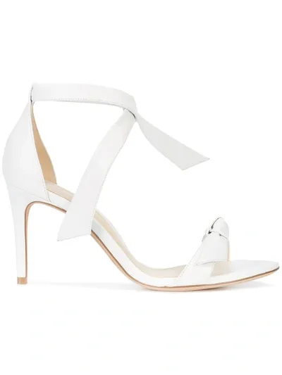 Alexandre Birman Clarita Ankle Tie Sandal In White