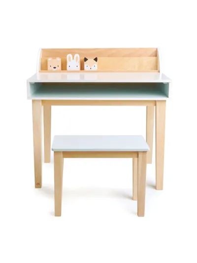 Tender Leaf Toys Kid's Desk And Chair Set In Neutral