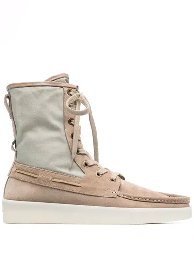 Fear Of God Lace-up Mid-calf Boots In Brown