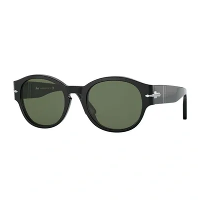 Persol Po3230s Black Unisex Sunglasses In Black,green