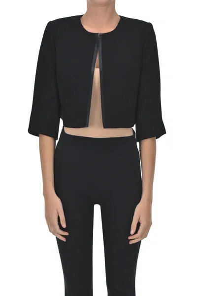 Nenette Cropped Jacket In Black