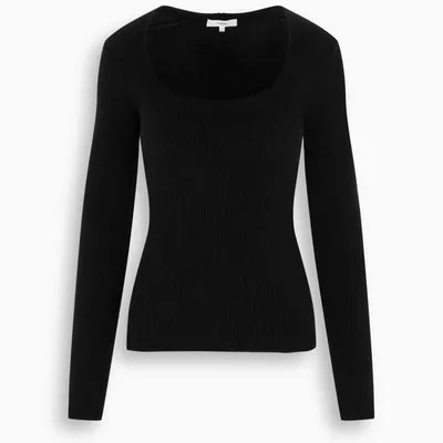 Vince Black Cashmere Crewneck Sweater