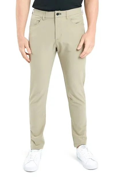 Public Rec Men's Workday Slim-fit Tech Pants In Sand