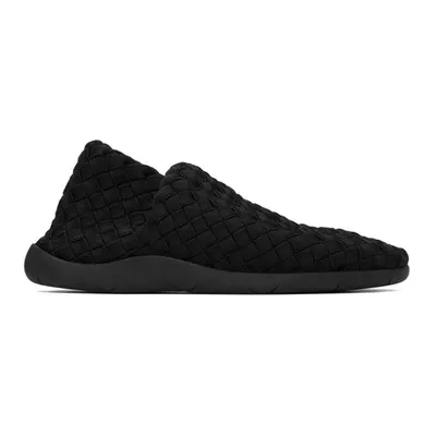 Bottega Veneta Black Intrecciato Sneakers In 1000 Black