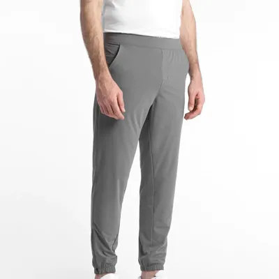 Public Rec Men's Stadium Stretch-nylon Jogger Pants In Storm Grey