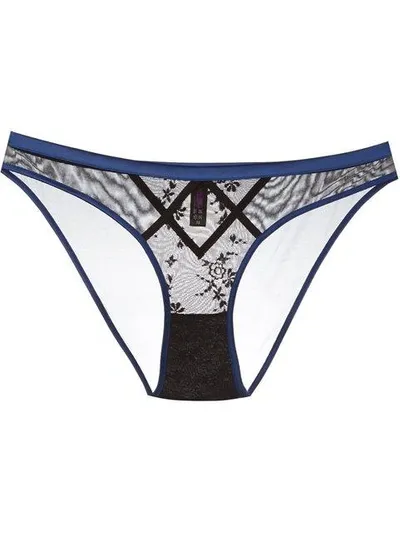 Maison Close 'vertige D'amour' Briefs In Black