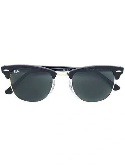 Ray Ban 'clubmaster' Sunglasses In Black