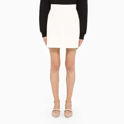 Miu Miu White Mini Skirt