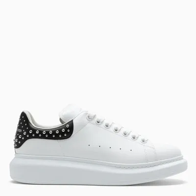 Alexander Mcqueen White And Black Oversized Low Sneakers