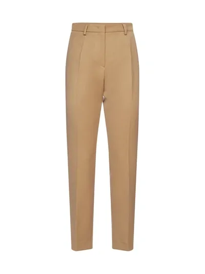 Etro Bristol Wool Trousers In Beige