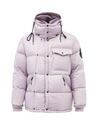 Moncler Anthemyx Quilted Down Shell Jacket In Purple