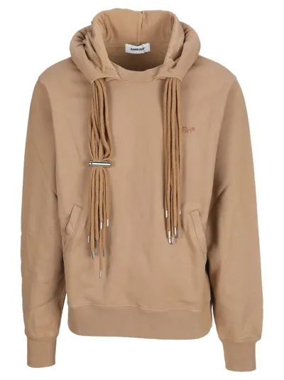 Ambush Multi-cord Long-sleeve Hoodie In Beige