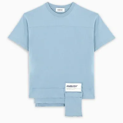 Ambush Light Blue Logo-patch T-shirt