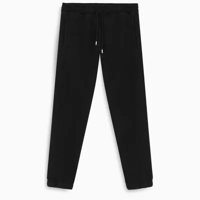 Bel-air Athletics Black Cotton Jogging Trousers