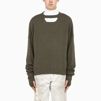 Ambush Dark Green Sweater With Grips