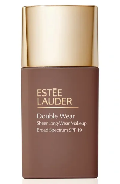 Estée Lauder Double Wear Sheer Long-wear Makeup Spf 19 8c1 Rich Java 1 oz/ 30 ml In 8c1 Rich Java (very Deep With Cool Brown Undertones)