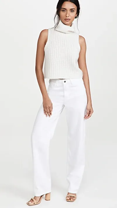 Sablyn Saige Sleeveless Cashmere Sweater In Blizzard