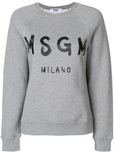 Msgm Branded Sweatshirt In 96