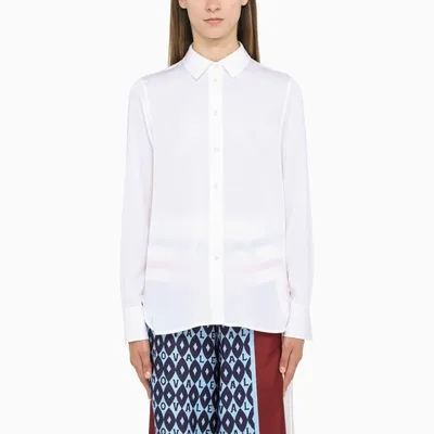 Vince White Silk Shirt