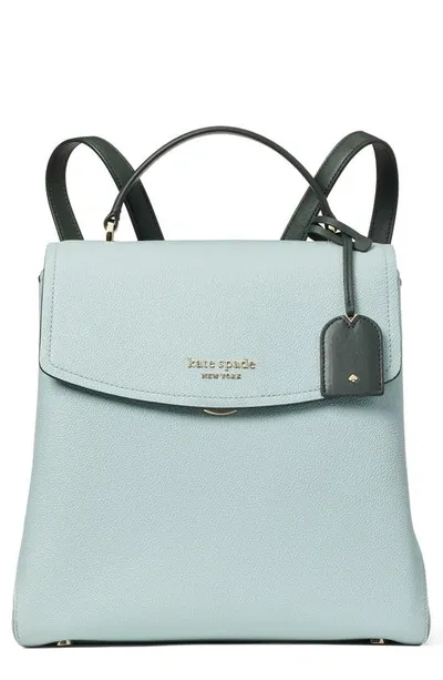 Kate Spade Thompson Colorblock Pebbled Leather Backpack In Aventurine Multi