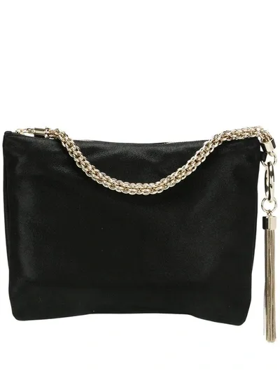 Jimmy Choo Callie Tote Bag In Black