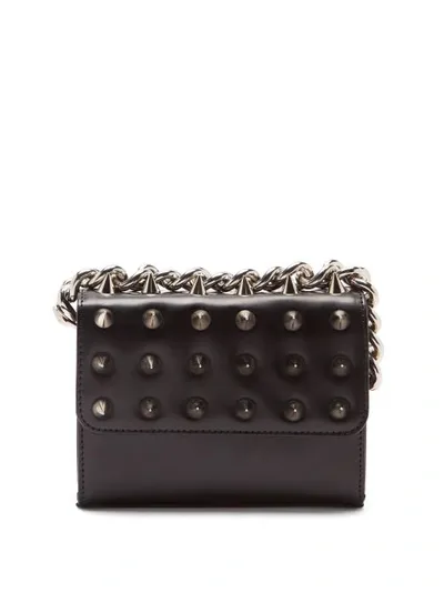 Junya Watanabe Spiked Leather Bag In Black