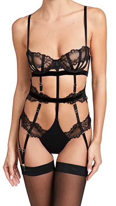 Thistle & Spire Sidney Thong Teddy In Black