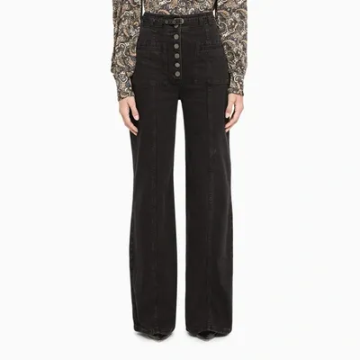 Ulla Johnson Black Flared Jeans