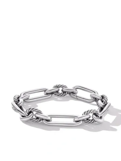 David Yurman Sterling Silver Dy Madison Large Chain Bracelet