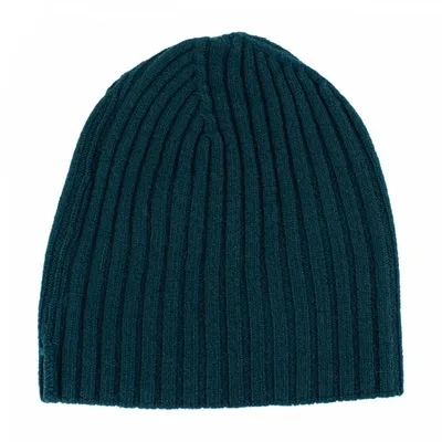 Jil Sander Green Wool Beanie