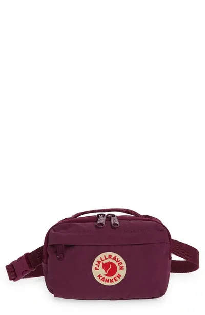 Fjall Raven Kanken Water Resistant Belt Bag In Royal Purple