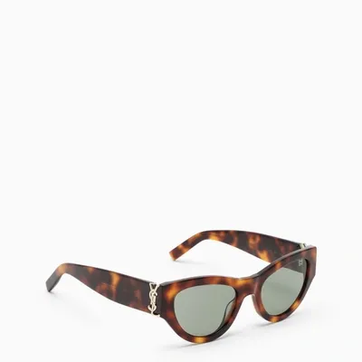 Saint Laurent Brown Tortoise-shell Sunglasses