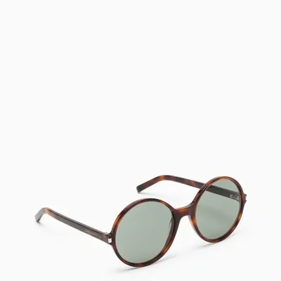 Saint Laurent Tortoise-shell Glasses In Brown