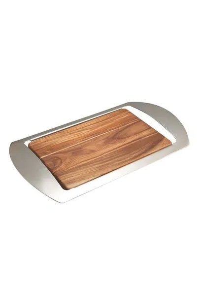 Nambe Mikko Bar Tray In Silver