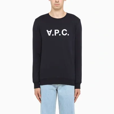 Apc Dark Blue Crewneck Sweatshirt