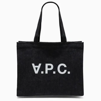 Apc Blue Denim Daniela Shopping Bag