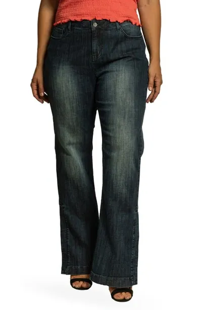 Standards & Practices Stretch Denim High Rise Split Hem Jeans In 3219unforgv