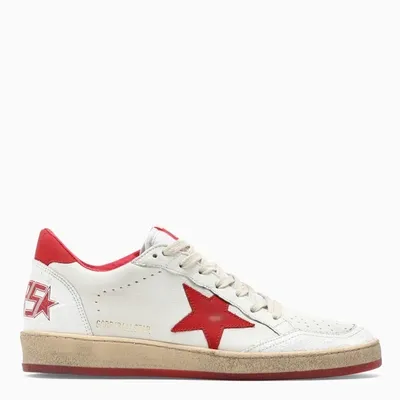 Golden Goose White/red Ballstar Sneakers