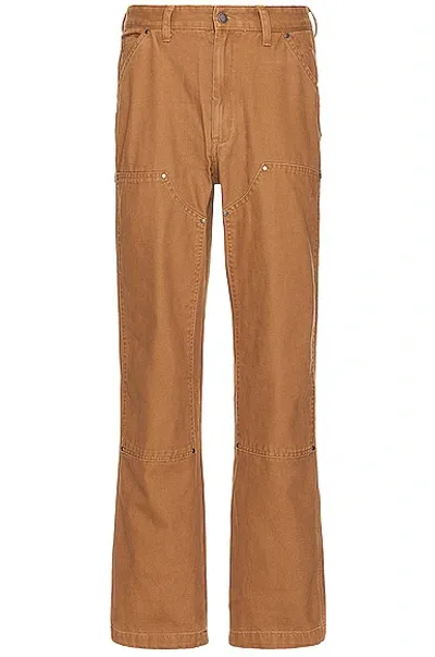 Dickies Duck Canvas Double Knee Pant In Brown