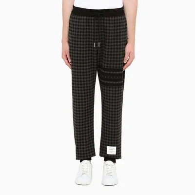 Thom Browne Black Checked Trousers