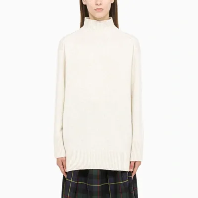 Vince Off White Cashmere Turtle Neck Sweater