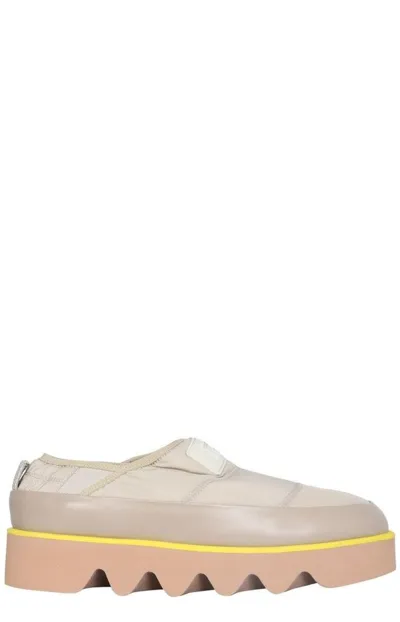 Msgm Womens Beige Sneakers