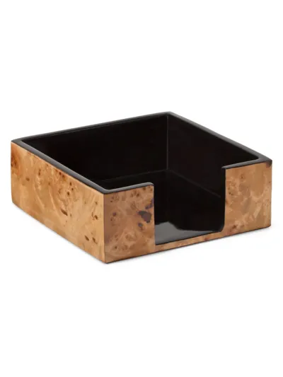 Ladorada Burl Veneer Cocktail Napkin Holder