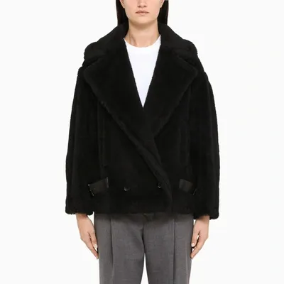 Max Mara Black Bomber Jacket