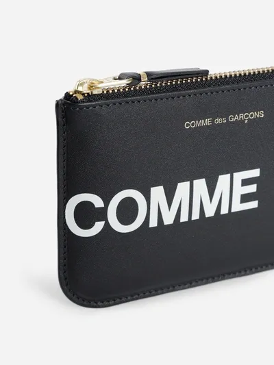 Comme Des Garçons Wallets Wallet Logo In Black