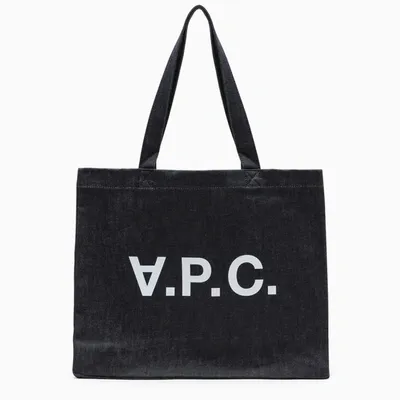 Apc Blue Denim Laure Tote Bag