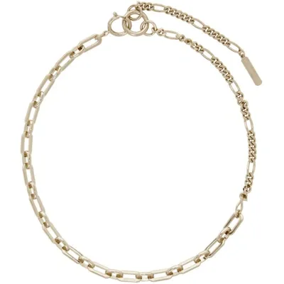 Justine Clenquet Gold Joyce Necklace In Pale Gold