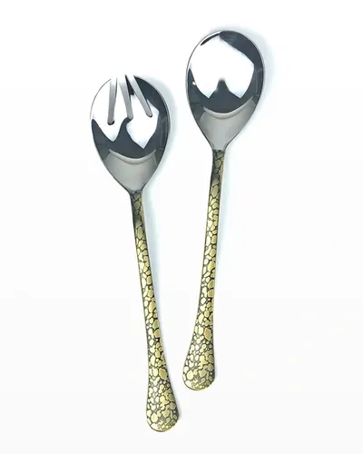 Michael Wainwright Panthera Gold 2-piece Salad Server Set